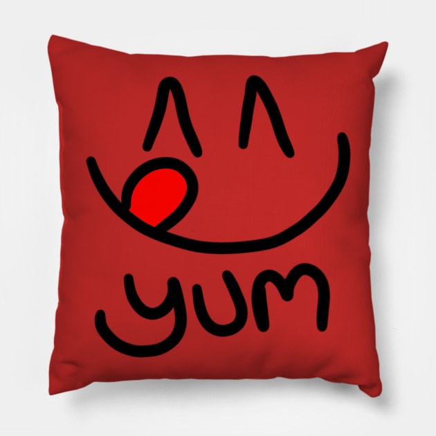 Yum Pillow by DClickman