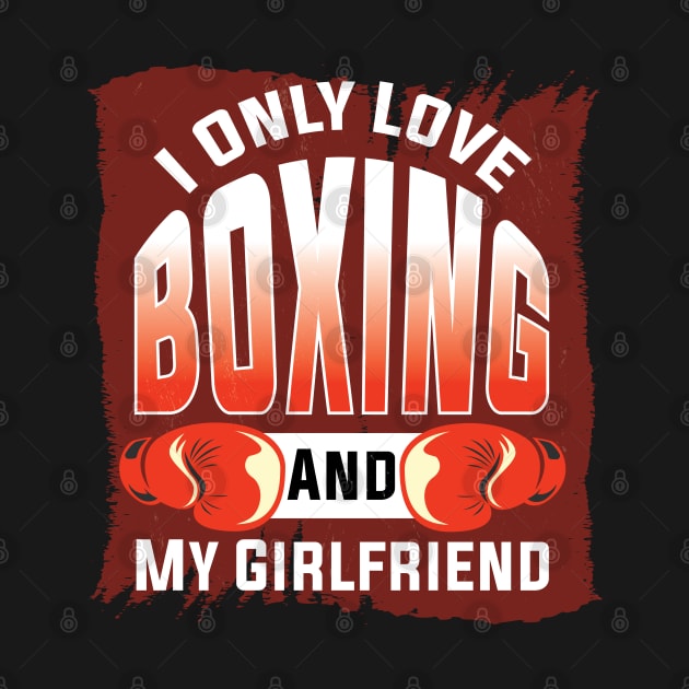 Hit like a Girl QuoteVintage Boxer Boxing Gloves Design by Riffize