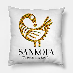 Sankofa (Go back and get it) Pillow