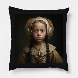 Living Dolls of Ambiguous Royal Descent Pillow