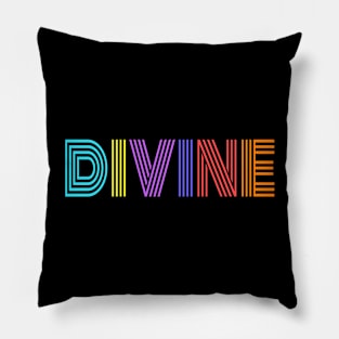 Divine - Happy Vibes Retro Pillow