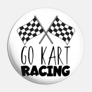 Go kart racing Pin