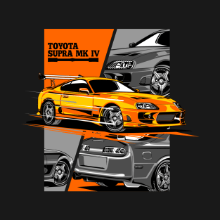 Toyota Supra Orange Mix T-Shirt