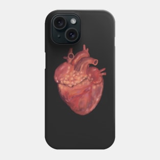 Human heart digital painting Phone Case