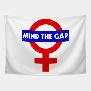 Mind the Gap // Feminist Power Symbol Design Tapestry