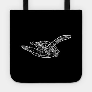 Marine Turtle, wildlife, animal rescue Tote