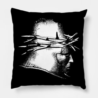 Penitent's Broken Helmet Pillow