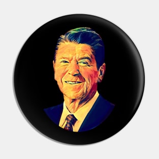 Ronald Reagan Polypaint Pin