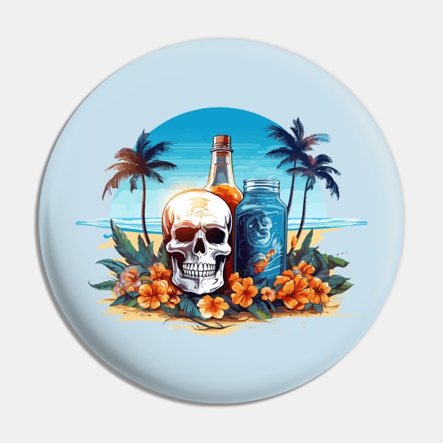 Tropical Vacation Pin by VelvetRoom