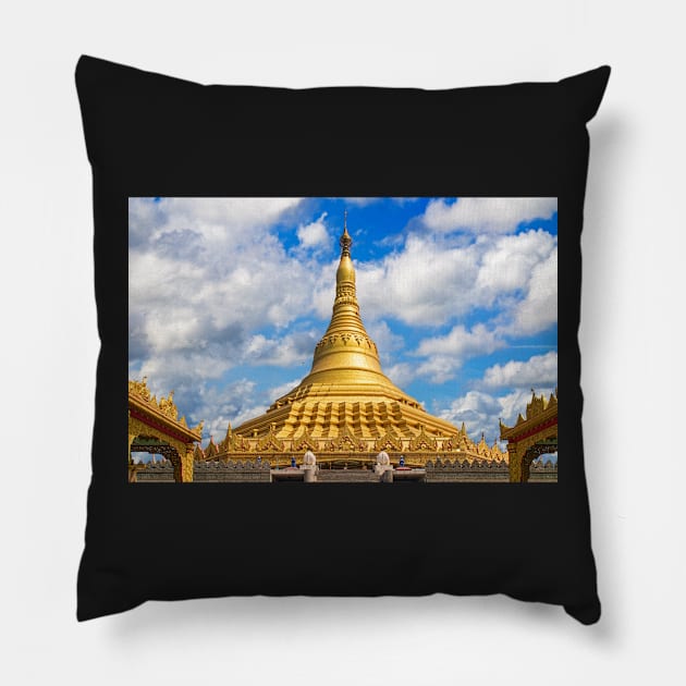 Global Pagoda. Pillow by bulljup