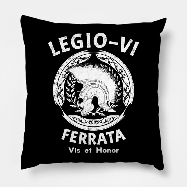 Legio VI Ferrata Pillow by NicGrayTees