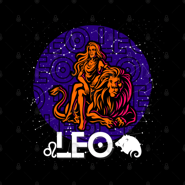 LEO August Zodiac - Astrology Birthday Gift for Women, Horoscope, sun/moon sign, star sign, tarot, Chinese zodiac, celestial, galaxy lovers. by The Gypsy Nari