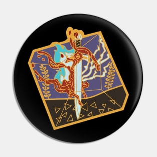 DnD Bloodhunter coat of arms Pin