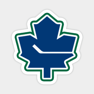 Leafs - Canucks logo mashup Magnet