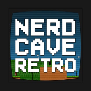 Nerd Cave Retro "Album Cover" Design T-Shirt