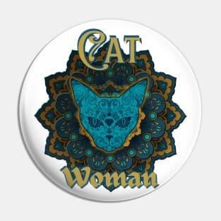 Cat Woman Pin