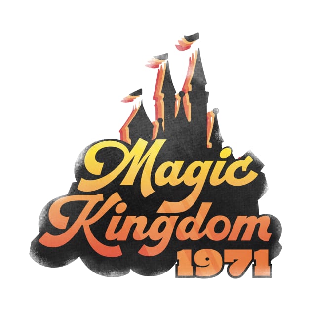 Magic Kingdom 1971 Vintage Distressed by WearInTheWorld