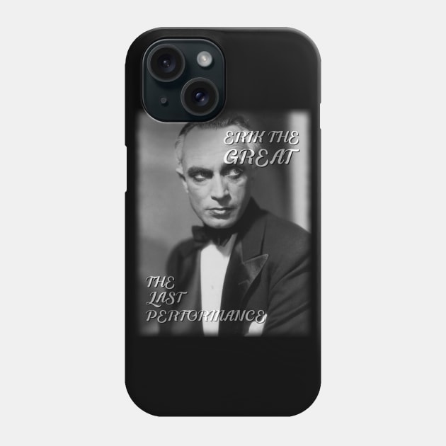 Conrad Veidt As Erik The Great - The Last Performance. Phone Case by OriginalDarkPoetry