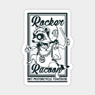 Rocker Racoon Magnet