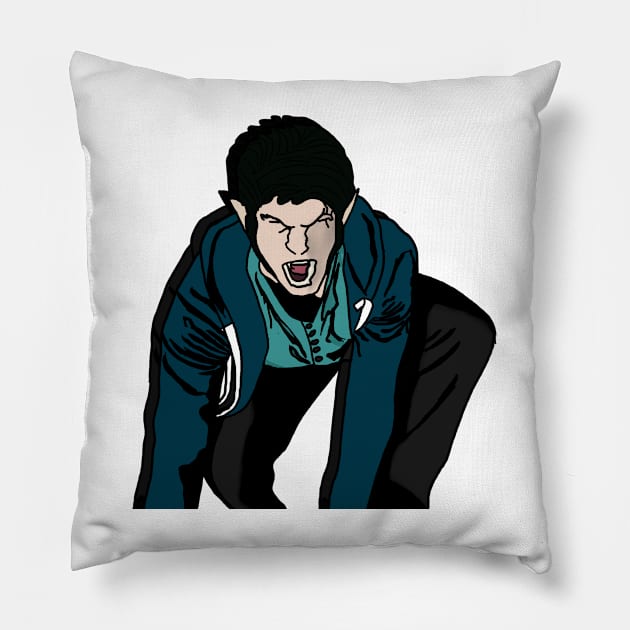 Scott Mcall Pillow by Linzilu99