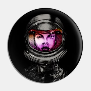 Space Woman Pin