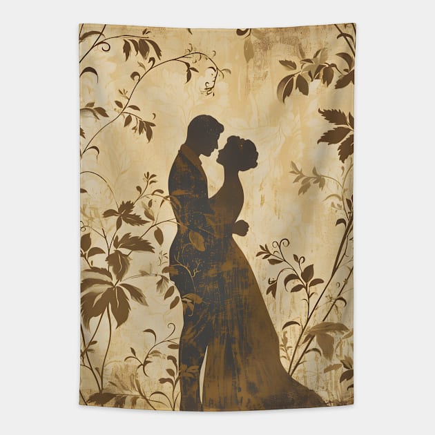 Discover True Romance: Art, Creativity and Connections for Valentine's Day and Lovers' Day Tapestry by insaneLEDP