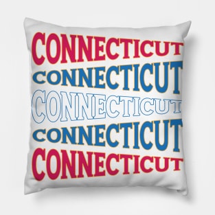 NATIONAL TEXT ART CONNECTICUT Pillow