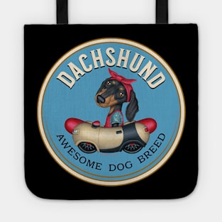 Dachshund Awesome Dog Breed Tote