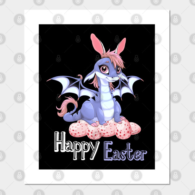 Cute Anime Dragon Happy Easter Bunny Ears Easter Dragon Posters And Art Prints Teepublic Facebook.com, @mikaela.hyakuya.01, @kyosohma, @lokeregulusimpact, @todorokishoto. teepublic