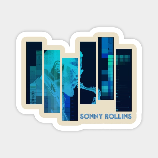 Sonny Rollins Magnet by HAPPY TRIP PRESS