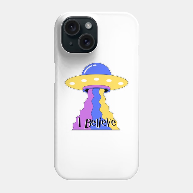 I Believe in UFO's Phone Case by Wilcox PhotoArt