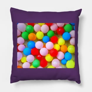 Colorful balloons at the fair Pillow