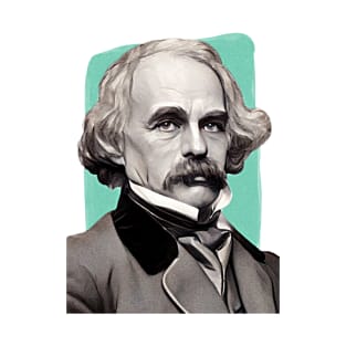 American Novelist Nathaniel Hawthorne illustration T-Shirt