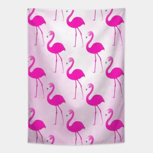 Exotic Birds, Pink Flamingo Patterb Tapestry
