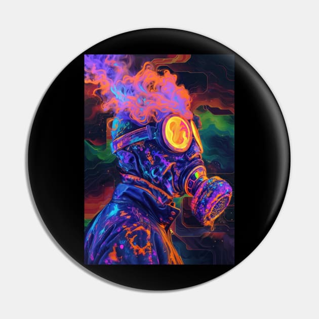 Gas Mask Overflow Pin by wumples