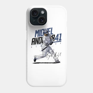 Miguel Andujar New York Y Slant Phone Case