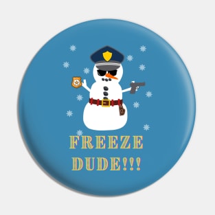 Funny Christmas Gift For Police Officer Pin
