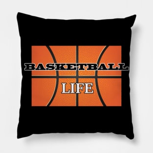 basketball t-shirt - basketball life - gift Pillow