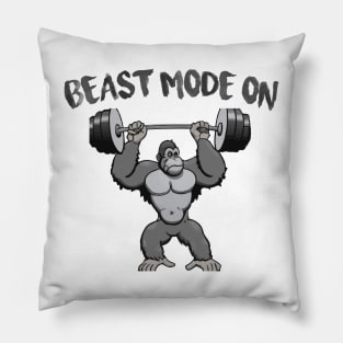 Beast Mode ON Pillow