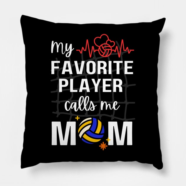 Mom's favorite player Pillow by T-Crafts