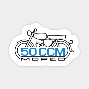 Scooter S50 50cc Emblem (black) Magnet