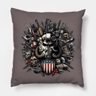 Fallout brotherhood of steel Pillow