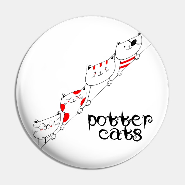 potter cats Pin by DELLA73