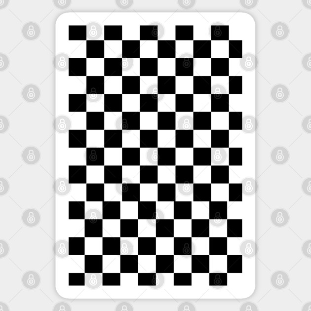 white checkerboard