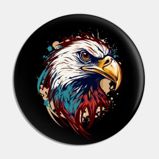 Graffiti Paint Eagle Bird Creative Pin