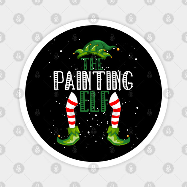 Painting Elf Matching Family Group Christmas Pajama Painter Elf