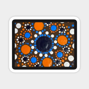 Blue and Orange is my Favorite Magnet