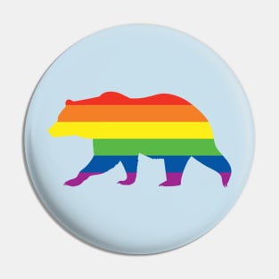 Pride Animals- Gay Bear Pin