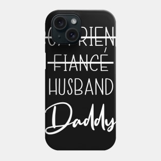 Daddy Mommy Pregnancy Announcement Couple Matching T-Shirt Phone Case