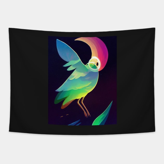 Gay Space Bird T-Shirt Tapestry by ComicsFactory